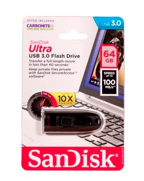 Flash drive Stockfoto's