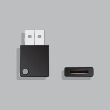 Flash drive vector Stock Illustration