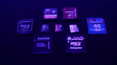 Flash drives. photo. Stock Footage 131094413