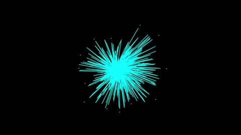 Flash effect. Animation of a flash of neon light particles. Cartoon Stock Footage 108511323