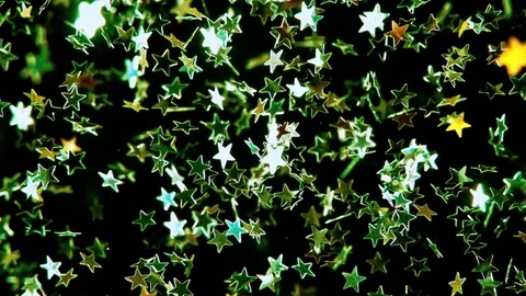 Flash of Emerald-Silver Stars HD Pro Stock Footage 79930326
