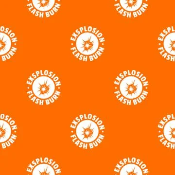 Flash explosion pattern vector orange Stock Illustration