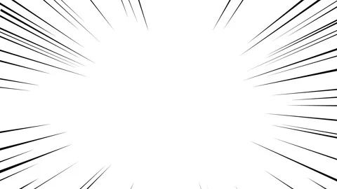 Flash explosion radial lines in comic, Comic Radial Speed Lines 库存影片 308954896