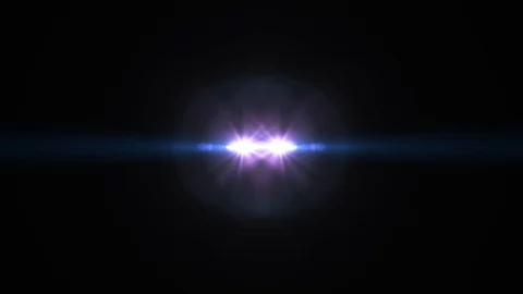 Flash fading symmetrical horizontal moving lights for logo shiny animation loop Stock-Footage 96507495
