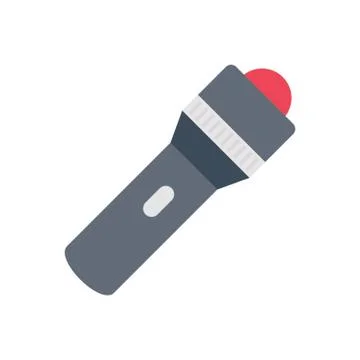 Flash flat color icon Illustration