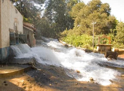 Flash flood Foto stock