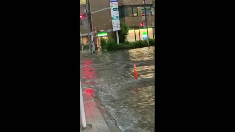 Flash Flooding Hits Tokyo Metro Area, Ja... | Stock Video | Pond5