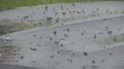 Flash flooding in Markham Ontario during severe thunderstorm and heavy rain Stock Footage 40697924