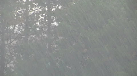 Flash flooding in Markham Ontario during severe thunderstorm and heavy rain Stock Footage 40701760