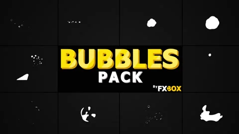 Flash FX BUBBLE Elements Pack Stock Footage 130918413