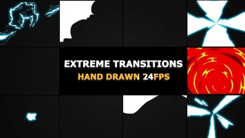 Flash FX Extreme Transitions After Effects stock