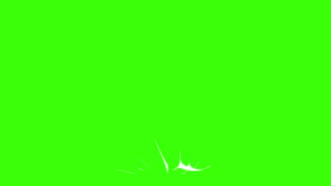 Flash FX Glitter Blast Animation - Spark Magic on Green Screen Stock Footage 313740697