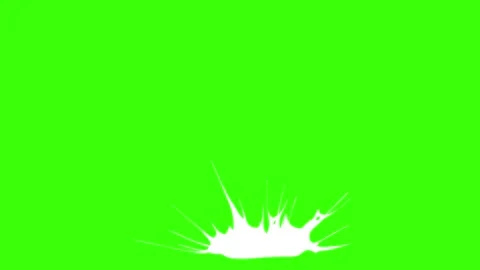 Flash FX Glitter Blast Animation - Spark Magic on Green Screen Stock Footage 313740700