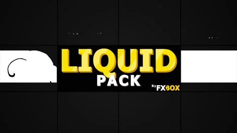 Flash FX Liquid Elements and Transitions Pack Stock Footage 131022853