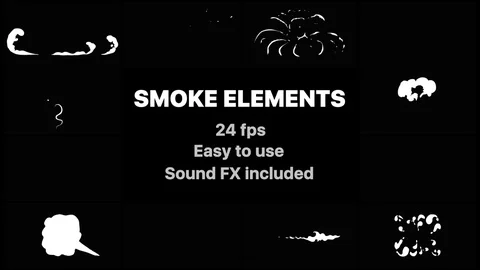 Flash FX Smoke Elements Stock After Effects