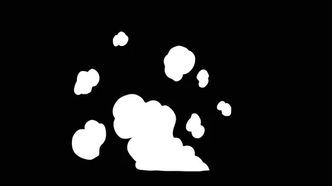 Flash FX SMOKE elements Video stock 87026965