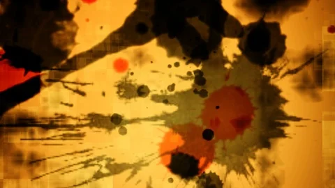 Flash ink splatter Stock Footage 95113572