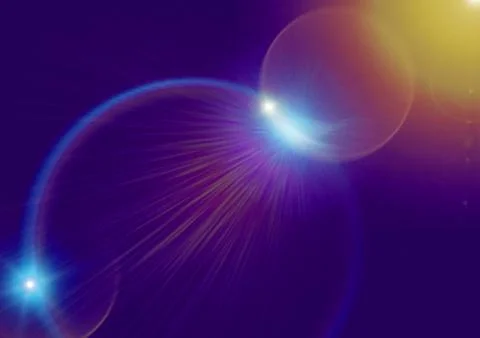 Flash of light , abstract background with glare . Modern design template for Stock Illustration