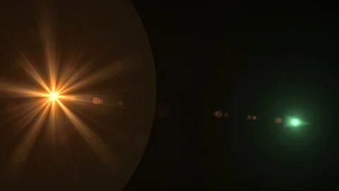 Flash light &amp;amp; flare theme title background Stock Footage 99866207