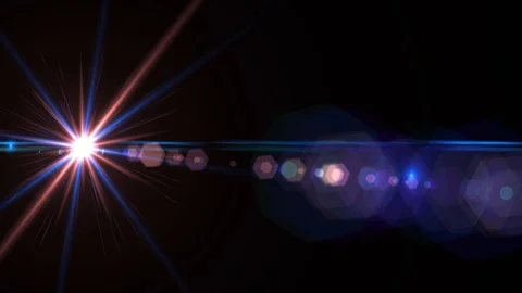 Flash light &amp;amp; flare theme title background Stock Footage 99866309