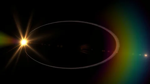 Flash light &amp;amp; flare theme title background Stock Footage 99867281