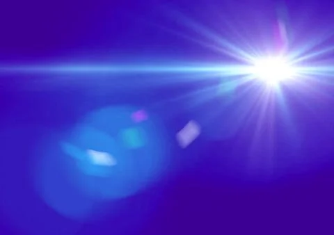 Flash of light , background with glare Stock Illustration