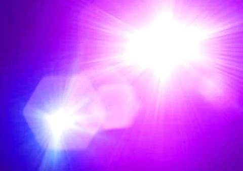 Flash of light , background with glare . Modern design template for posters, ad Stock Illustration