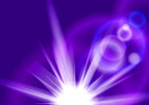 Flash of light , background with glare . Modern design template for posters, ad Stock Illustration