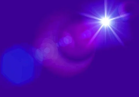 Flash of light , background with glare . Modern design template for posters, ad Stock Illustration