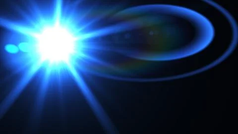 Flash light blue flare theme abstract background Stock Illustration