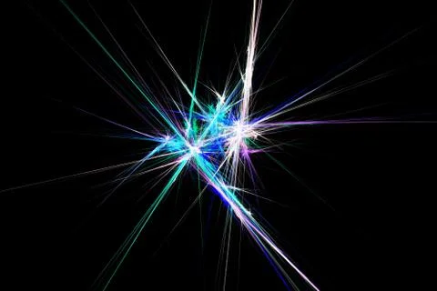 A flash of light. The bright rays of the sun. Stock Illustration