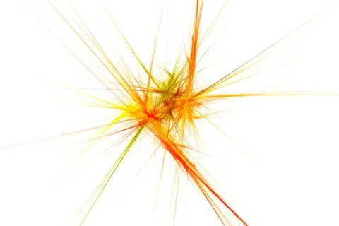 A flash of light. The bright rays of the sun. Stock Illustration