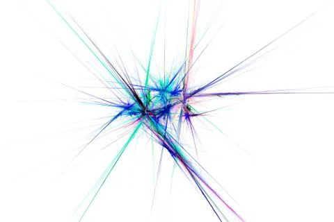 A flash of light. The bright rays of the sun. Stock Illustration