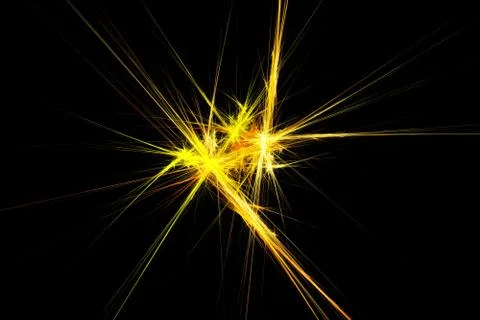 A flash of light. The bright rays of the sun. Illustrazione stock