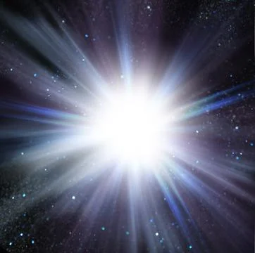 Flash light from center. Stock Illustration