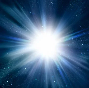 Flash light from center. Illustrazione stock