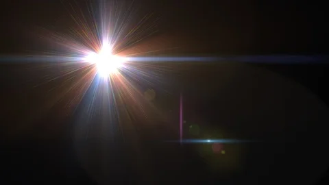 Flash light &amp; flare theme title background Stock Footage 98985584