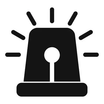 Flash light icon simple vector. Anti terrorist attack Stock Illustration