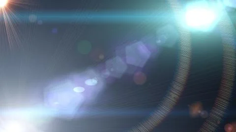 Flash light lens flare abstract Stock Illustration