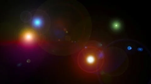 Flash light lens flare abstract Stock Illustration