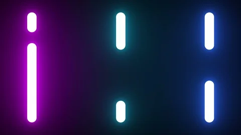 Flash light neon wall 19 Stock Footage 119426275