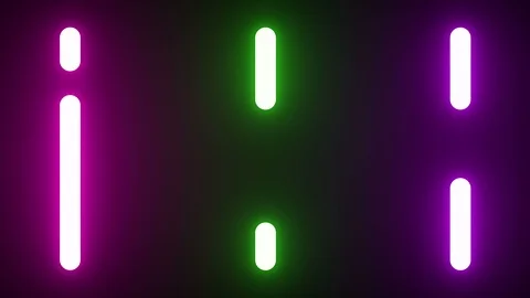 Flash light neon wall 21 Stock Footage 119426351