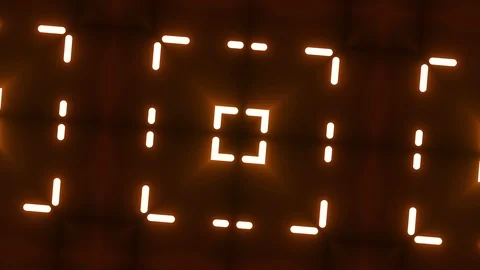 Flash light neon wall 9 動画素材 119425752