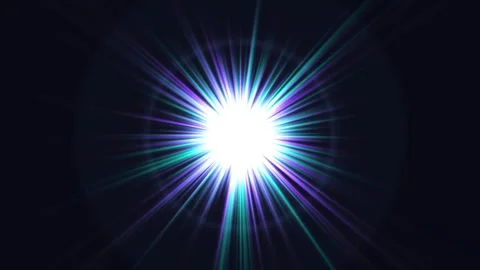 A flash of light or an energy release. Stock-Footage 300343645