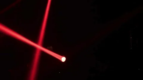Flash light stage shining at studio stage lights. spotlights Laser effects .. Stock Footage 265763762