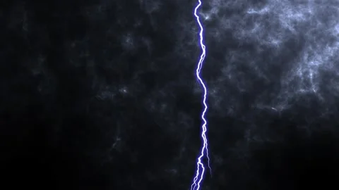 Flash of lightning on dark background. Thunderstorm and effect lightning, l.. Stock Footage 247903322