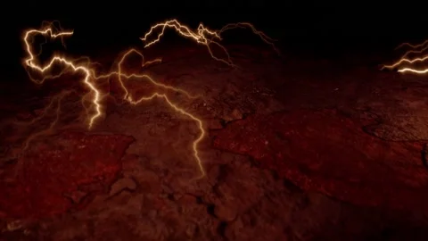 Flash of lightning, electric discharge on the background of rusty metal surface Stock Footage 239624876