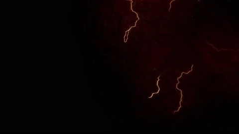 Flash of lightning, electric discharge on the background of rusty metal surface Stock Footage 239816001