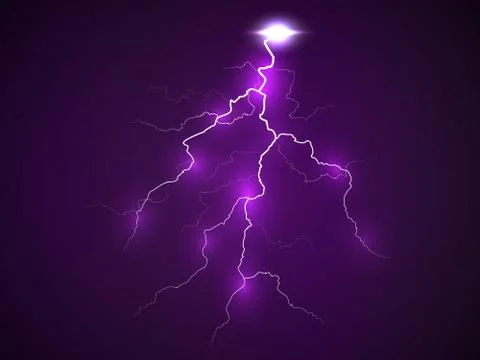 A flash of lightning Stock Illustration