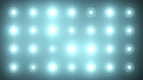 Flash Lights. Stage Lights Animation. 3d render Vídeos de archivo 77007595